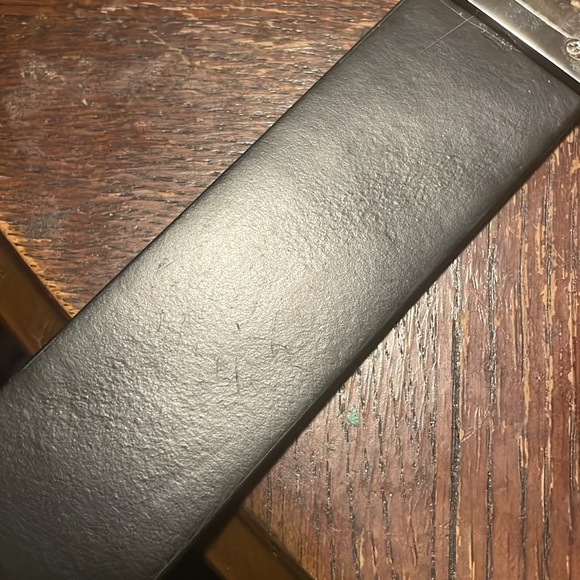 Michael Kors Black Belt with Silver Buckle - Picture 4 of 8